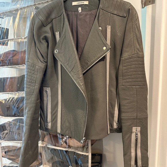 J Brand Jackets & Blazers - J Brand Leather Jacket
